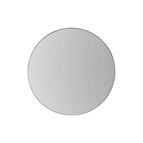 Amos Matt black thin round mirror –  from Amos Lighting + Home