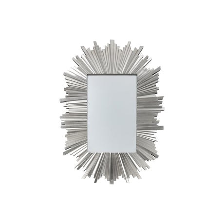 Amos Antique silver star burst rectangle mirror –  from Amos Lighting + Home