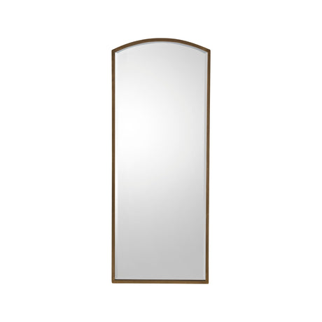 Amos Antique gold tall arch mirror –  from Amos Lighting + Home