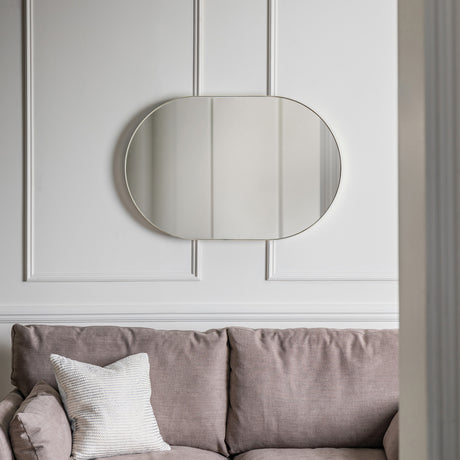 Amos Champagne gold ellipse mirror –  from Amos Lighting + Home