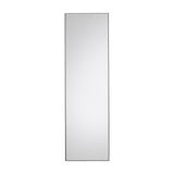 Amos Matt black rectangle leaner mirror –  from Amos Lighting + Home