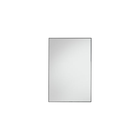 Amos Matt black rectangle mirror  –  from Amos Lighting + Home