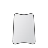 Amos Black glass tapered rectangle mirror –  from Amos Lighting + Home