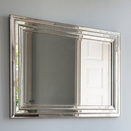 Amos Triple mirror frame antique silver mirror –  from Amos Lighting + Home