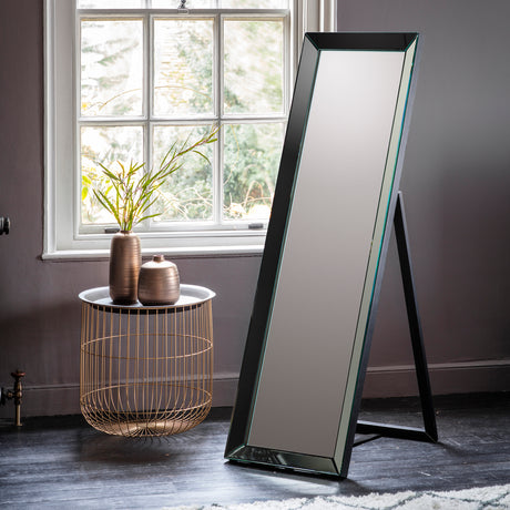 Amos Black cheval mirror –  from Amos Lighting + Home