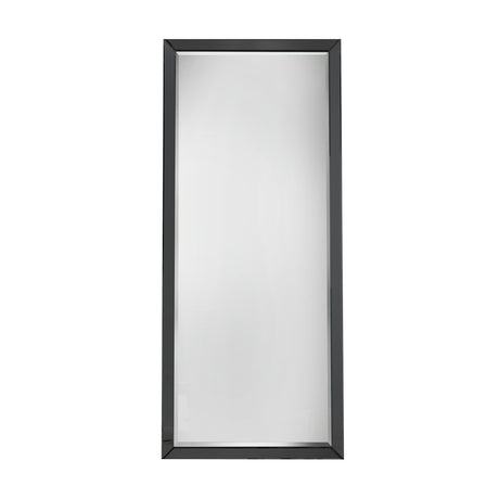 Amos Black glass framed leaner mirror –  from Amos Lighting + Home