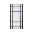 Amos Aged black large rectangle mirror –  from Amos Lighting + Home