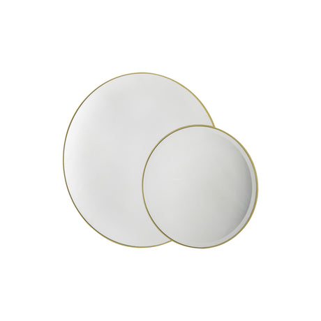 Amos Champagne gold interlocking round mirrors –  from Amos Lighting + Home