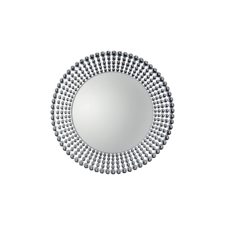 Amos Clear faceted edged round mirror –  from Amos Lighting + Home