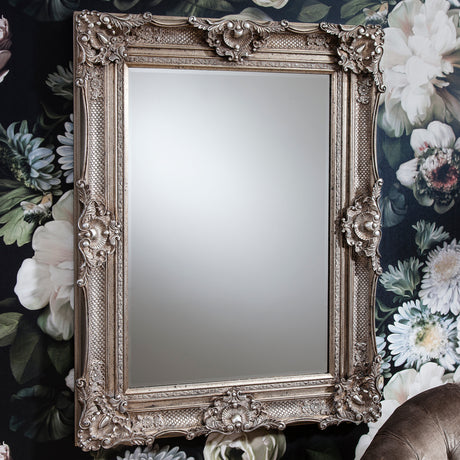 Amos Antique silver boudoir style mirror –  from Amos Lighting + Home