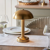 Endon Bridport Rechargeable Table Lamp Warm Brass