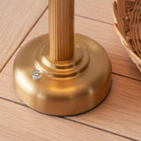 Endon Bridport Rechargeable Table Lamp Warm Brass