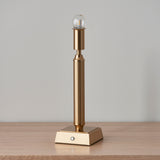 Endon Trobridge Rechargeable Table Lamp Base Aged Brass