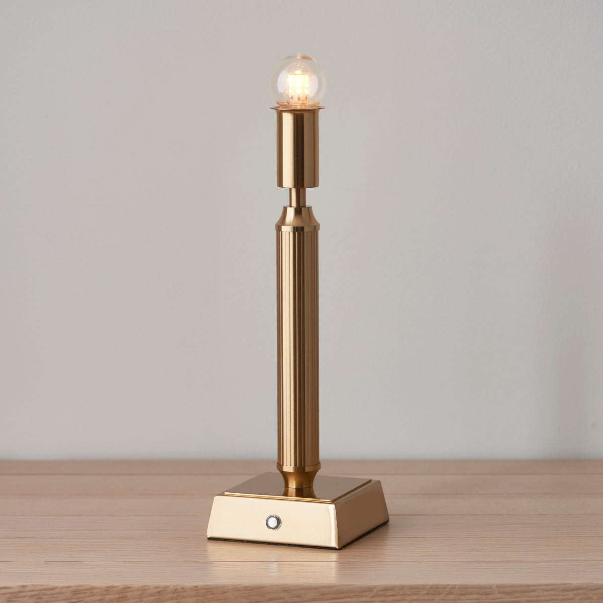 Endon Trobridge Rechargeable Table Lamp Base Aged Brass