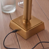 Endon Trobridge Rechargeable Table Lamp Base Aged Brass