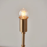 Endon Burley Rechargeable Table Lamp Base Aged Brass