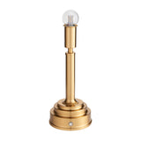 Endon Upton Rechargeable Table Lamp Base Aged Brass