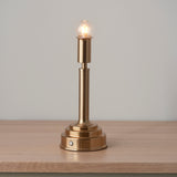 Endon Upton Rechargeable Table Lamp Base Aged Brass