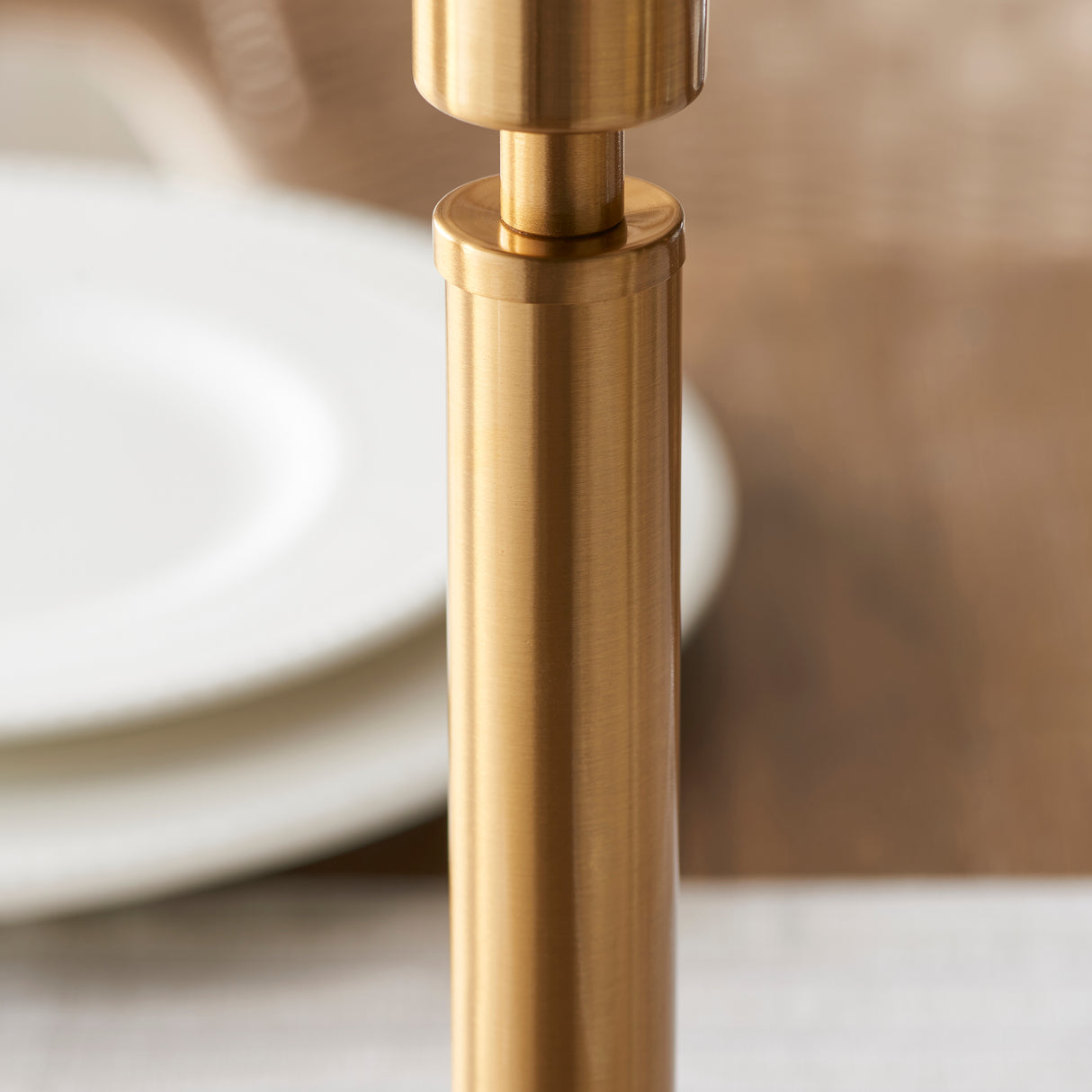 Endon Upton Rechargeable Table Lamp Base Aged Brass