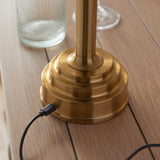 Endon Upton Rechargeable Table Lamp Base Aged Brass