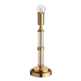 Endon Morton Rechargeable Table Lamp Base Aged Brass