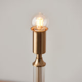 Endon Morton Rechargeable Table Lamp Base Aged Brass