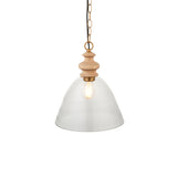 Endon Cotswold Single Pendant Natural Ash