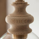 Endon Cotswold Single Pendant Natural Ash