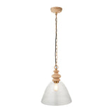 Endon Cotswold Single Pendant Natural Ash