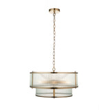 Endon Ridgeton 5lt Chandelier Antique Brass