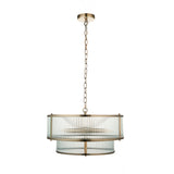 Endon Ridgeton 5lt Chandelier Antique Brass