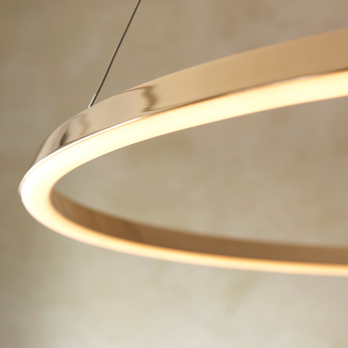Endon Staten LED Pendant French Gold