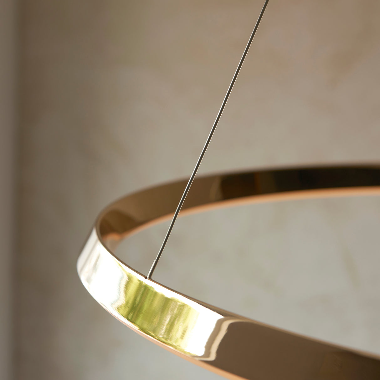 Endon Staten LED Pendant French Gold