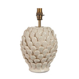 Endon Layered Leaf Table Lamp Base Ivory