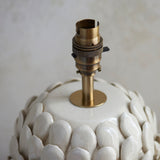 Endon Layered Leaf Table Lamp Base Ivory