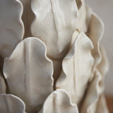 Endon Layered Leaf Table Lamp Base Tall Ivory