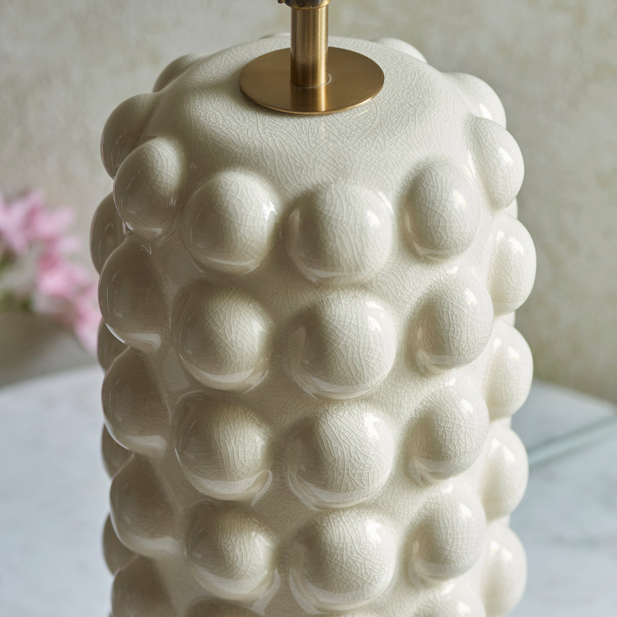 Endon Bobble Table Lamp Base White