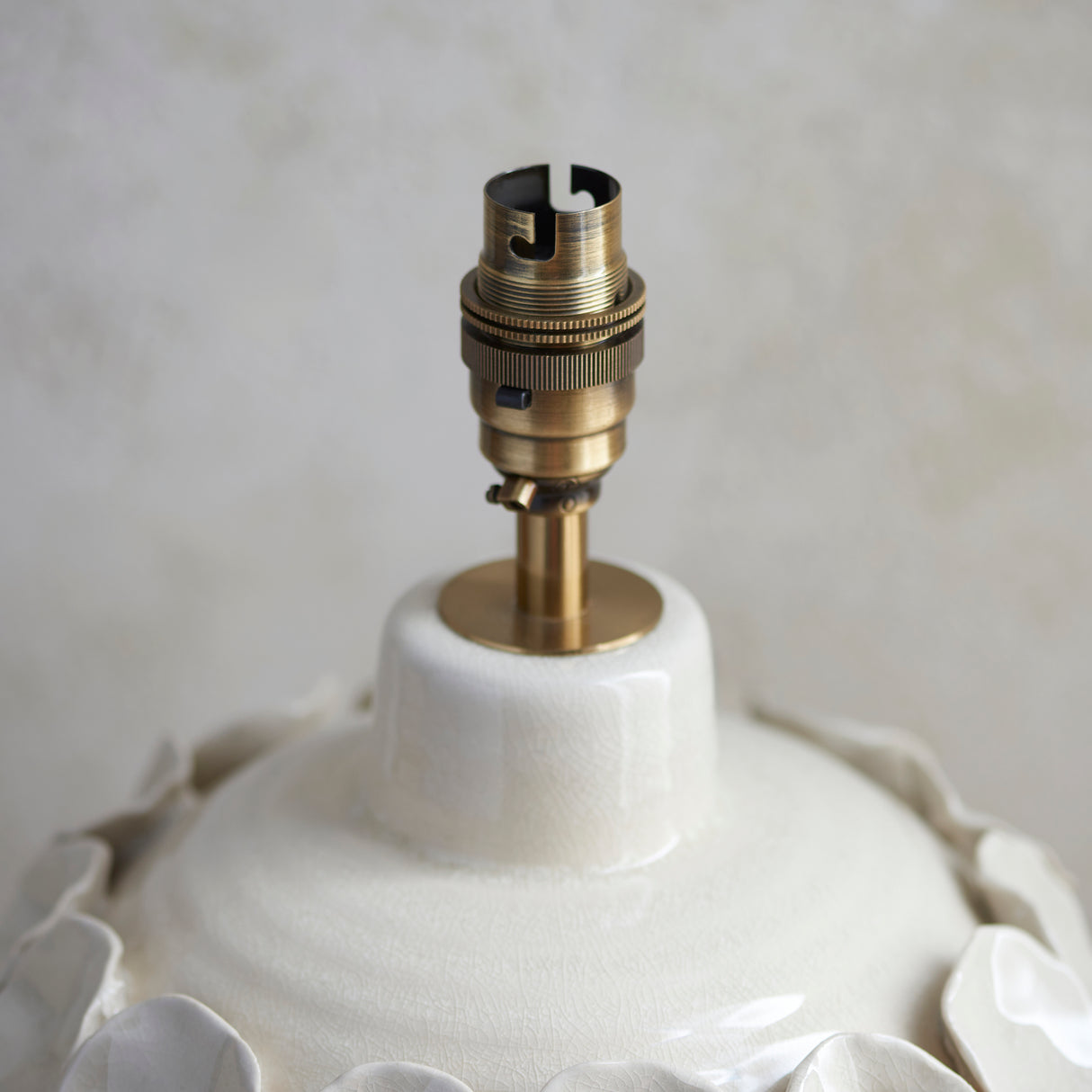 Endon Borello Table Lamp Base Ivory