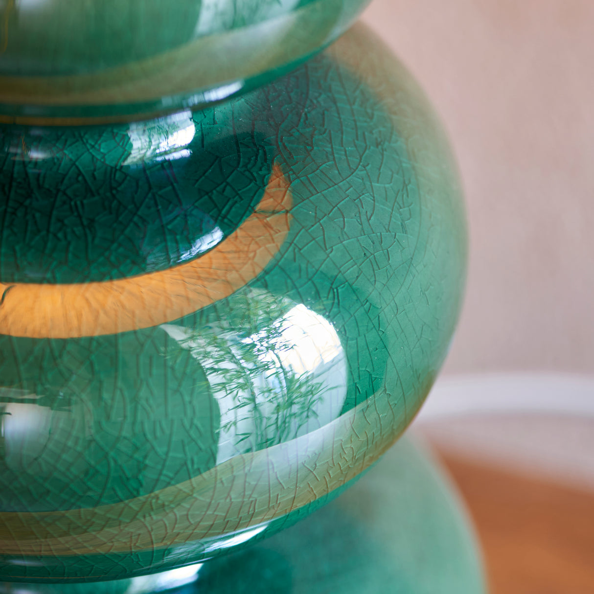 Endon Monroe Table Lamp Base Green