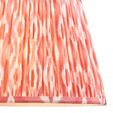 Endon Ikat 35cm Tapered Shade Coral Pink