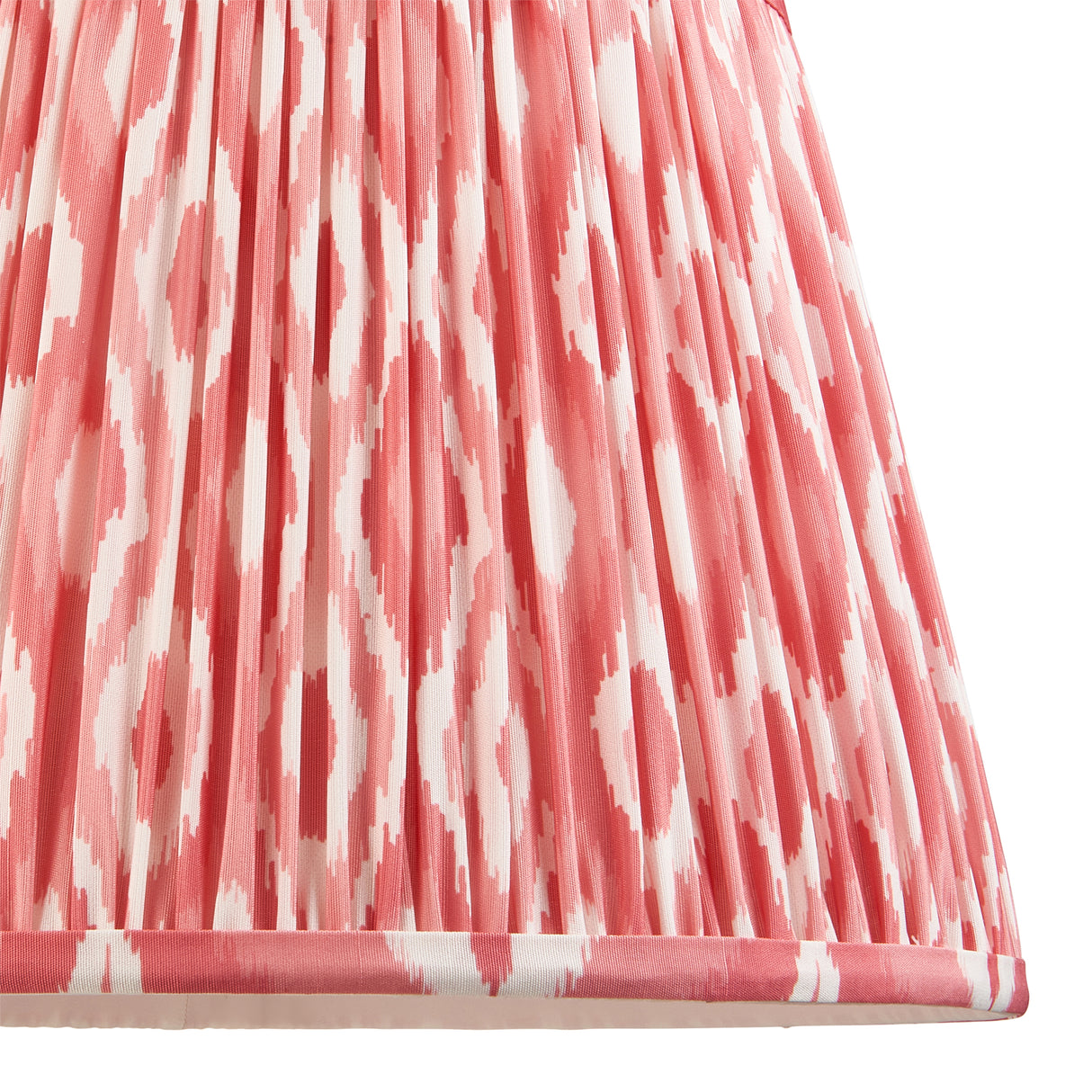 Endon Ikat 35cm Tapered Shade Coral Pink