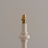 Endon Carnaby Floor Lamp Base Almond White