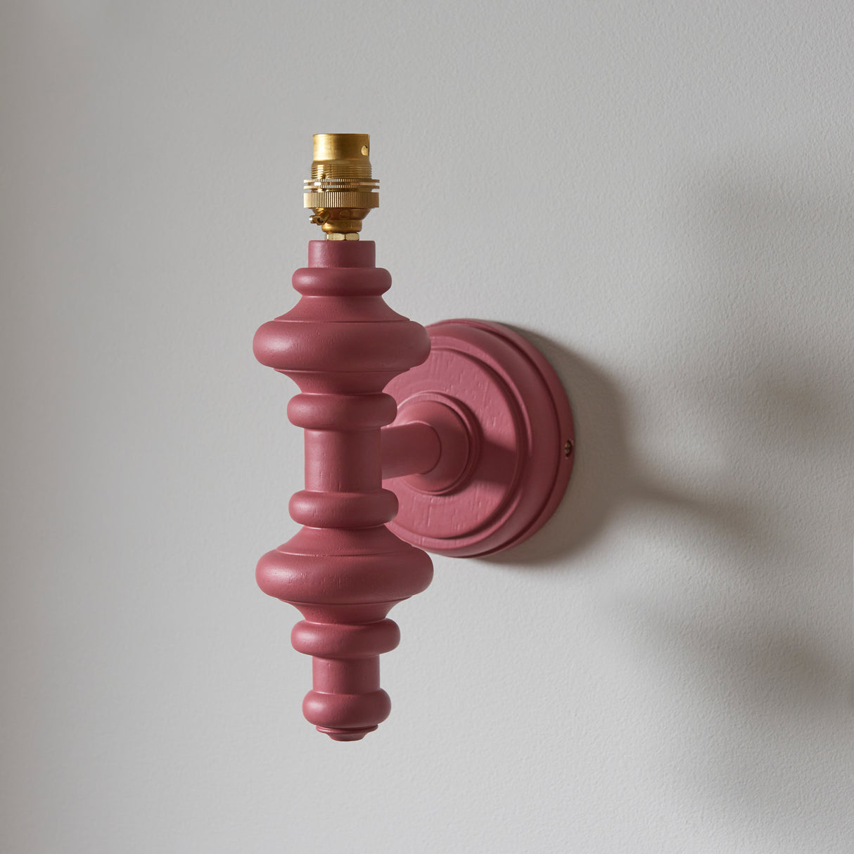 Endon Carnaby Wall Bracket Base Pink Clay