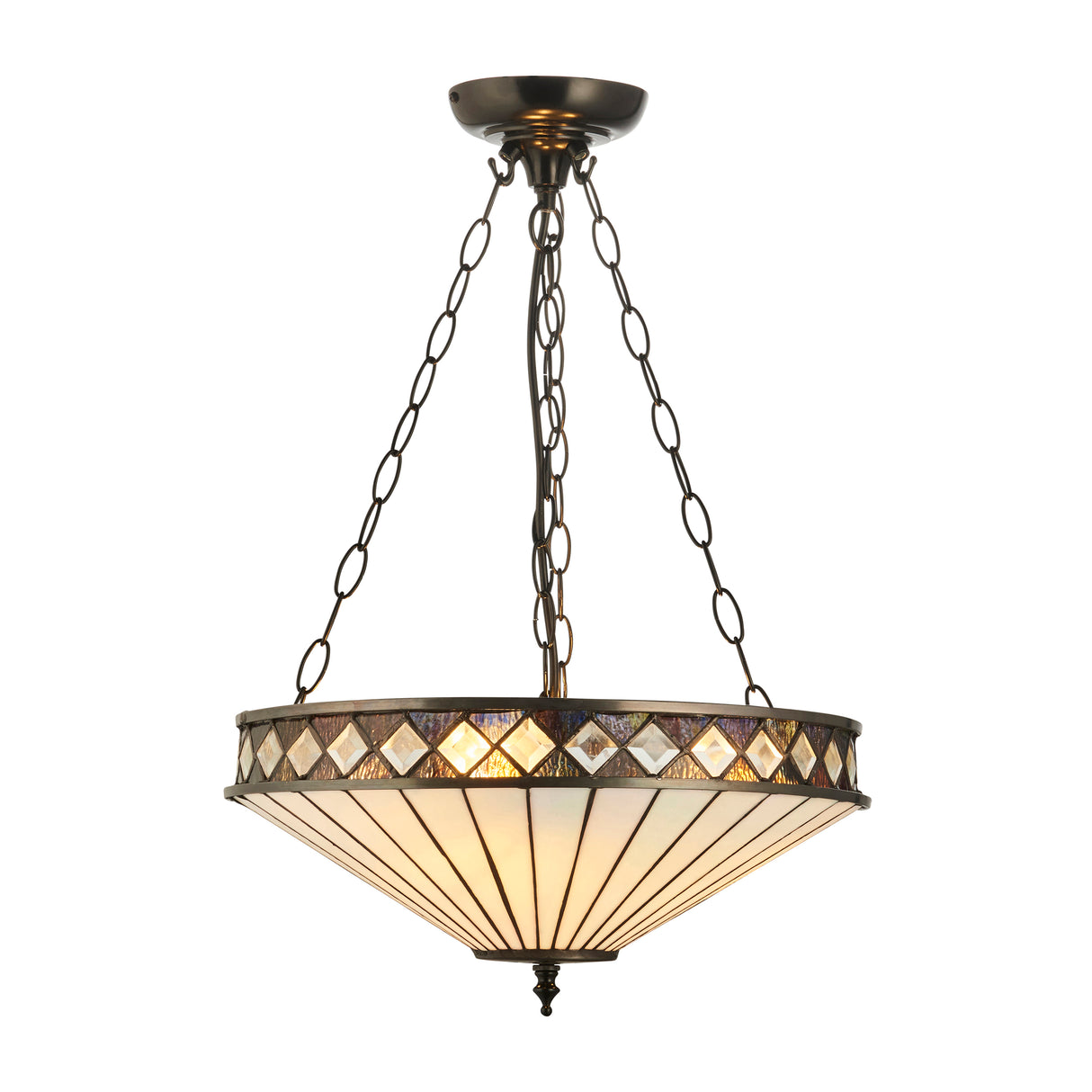 Tiffany Fargo 3lt Medium Inverted Pendant