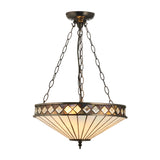 Tiffany Fargo 3lt Medium Inverted Pendant