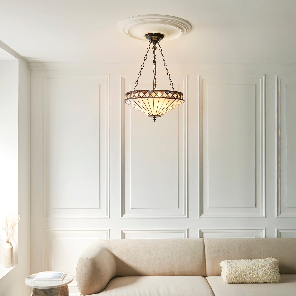 Tiffany Fargo 3lt Medium Inverted Pendant