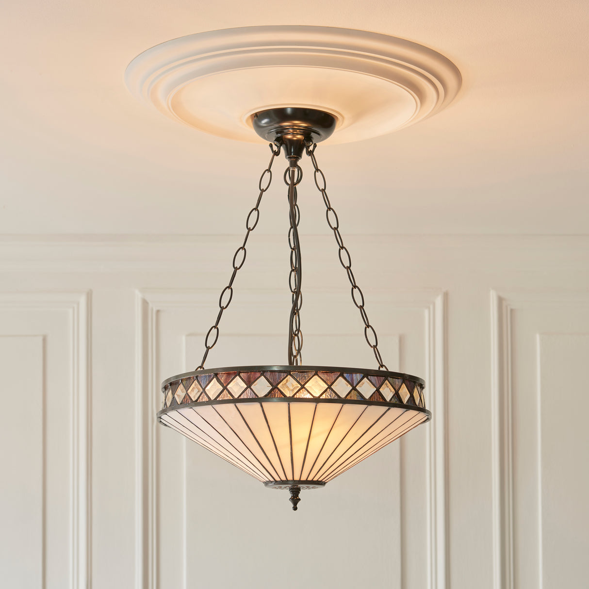 Tiffany Fargo 3lt Medium Inverted Pendant
