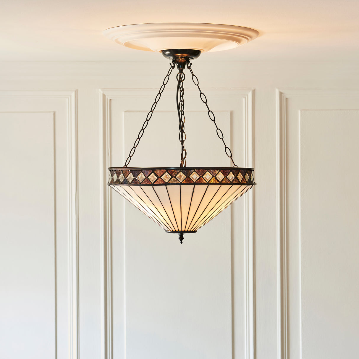 Tiffany Fargo 3lt Large Inverted Pendant