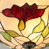 Tiffany Botanica Large 3lt Semi Flush Ceiling Light