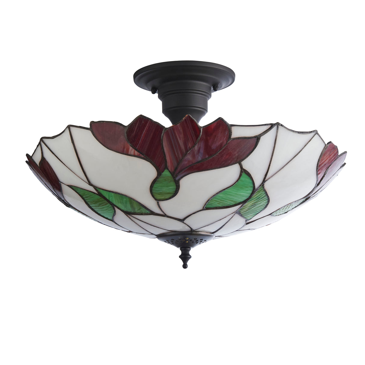 Tiffany Botanica Large 3lt Semi Flush Ceiling Light
